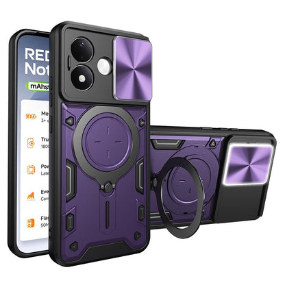 Funda para Xiaomi Redmi Note 17 4G / Note 17 5G, Techsuit, CamGuard Pro, Morada