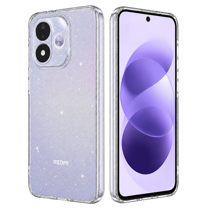 Funda para Xiaomi Redmi Note 17 4G / Note 17 5G, Techsuit, SparkleSkin, transparente