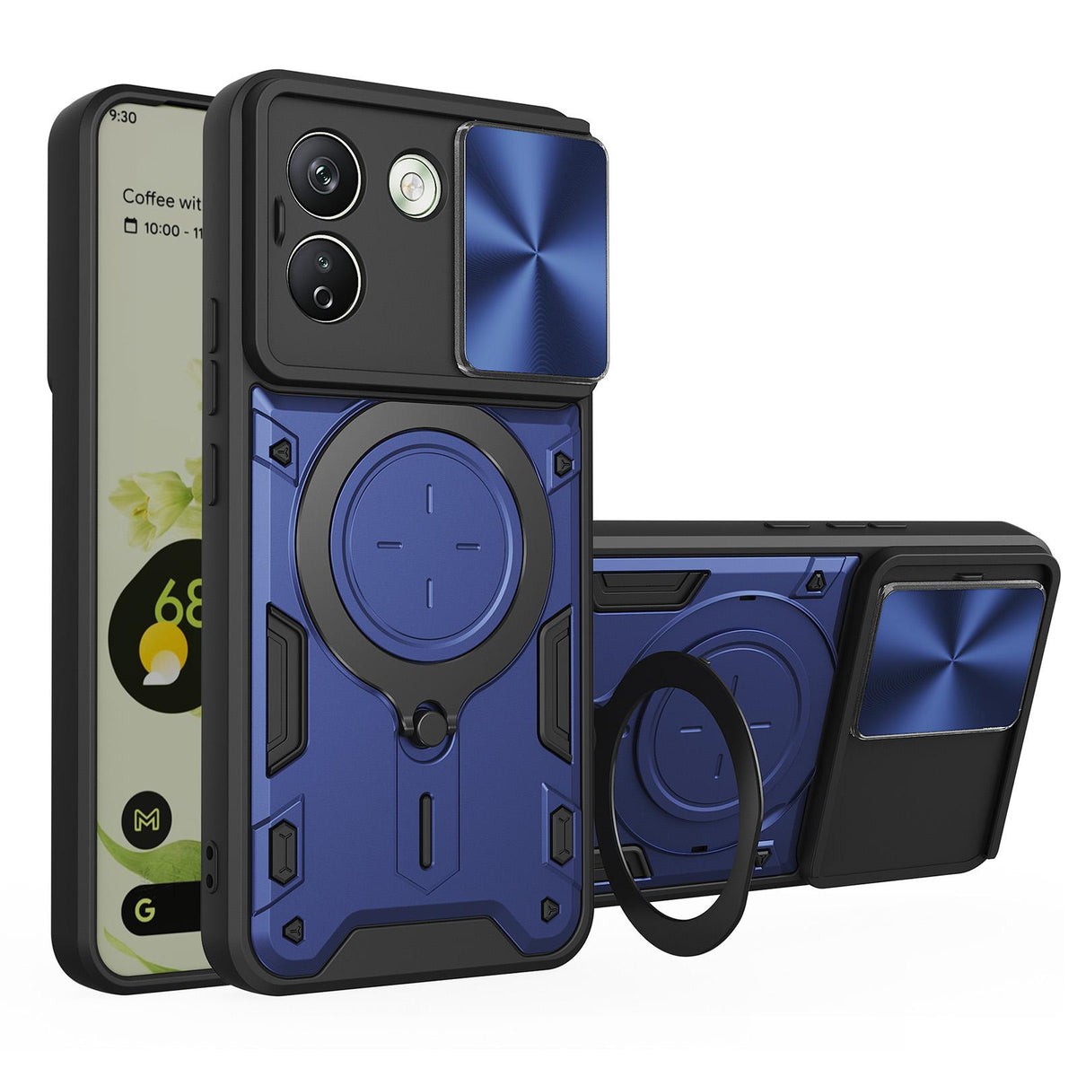 Funda para Xiaomi Redmi Note 17 Pro Max, Techsuit, CamGuard Pro, azul