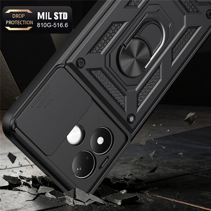 Funda para Xiaomi Redmi Note 17 Pro Max, Techsuit, CamShield, negra
