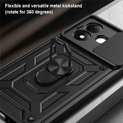Funda para Xiaomi Redmi Note 17 Pro Max, Techsuit, CamShield, negra