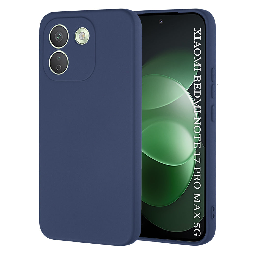 Funda para Xiaomi Redmi Note 17 Pro Max, Techsuit, SoftFlex, azul marino