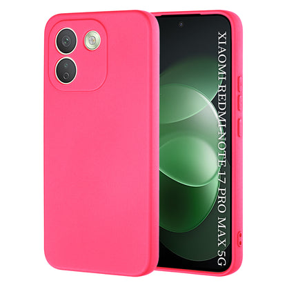 Funda para Xiaomi Redmi Note 17 Pro Max, Techsuit, SoftFlex, rosa oscuro