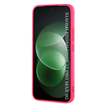 Funda para Xiaomi Redmi Note 17 Pro Max, Techsuit, SoftFlex, rosa oscuro