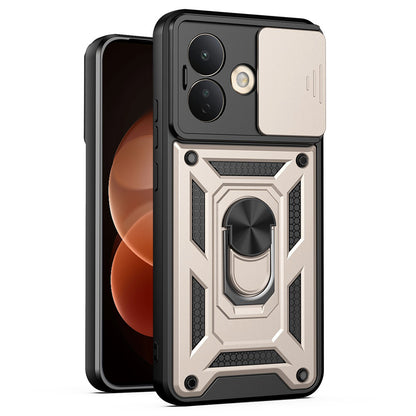Funda para Xiaomi Redmi Note 17 Pro, Techsuit, CamShield, dorada
