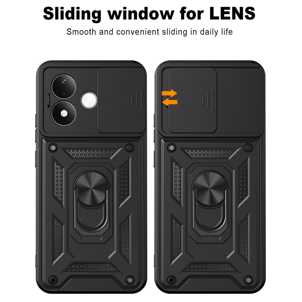 Funda para Xiaomi Redmi Note 17 Pro, Techsuit, CamShield, negra