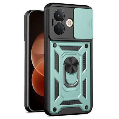 Funda para Xiaomi Redmi Note 17 Pro, Techsuit, CamShield, verde