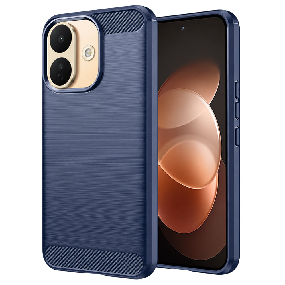 Funda para Xiaomi Redmi Note 17 Pro, Techsuit, Carbono, Azul