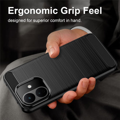 Funda para Xiaomi Redmi Note 17 Pro, Techsuit, Carbono, Negra