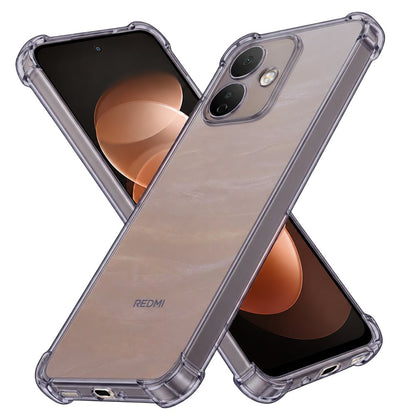 Funda para Xiaomi Redmi Note 17 Pro, Techsuit, Transparente a prueba de golpes, Ahumada