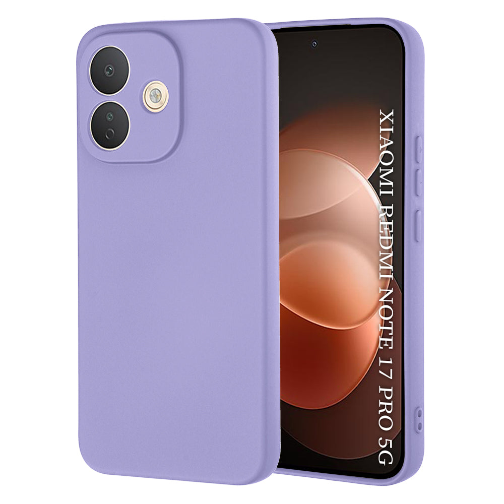 Funda para Xiaomi Redmi Note 17 Pro, Techsuit, SoftFlex, Morado claro