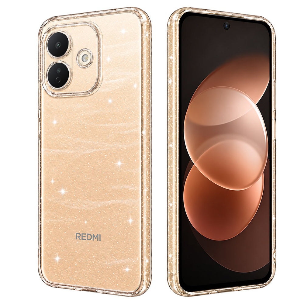 Funda para Xiaomi Redmi Note 17 Pro, Techsuit, SparkleSkin, Transparente