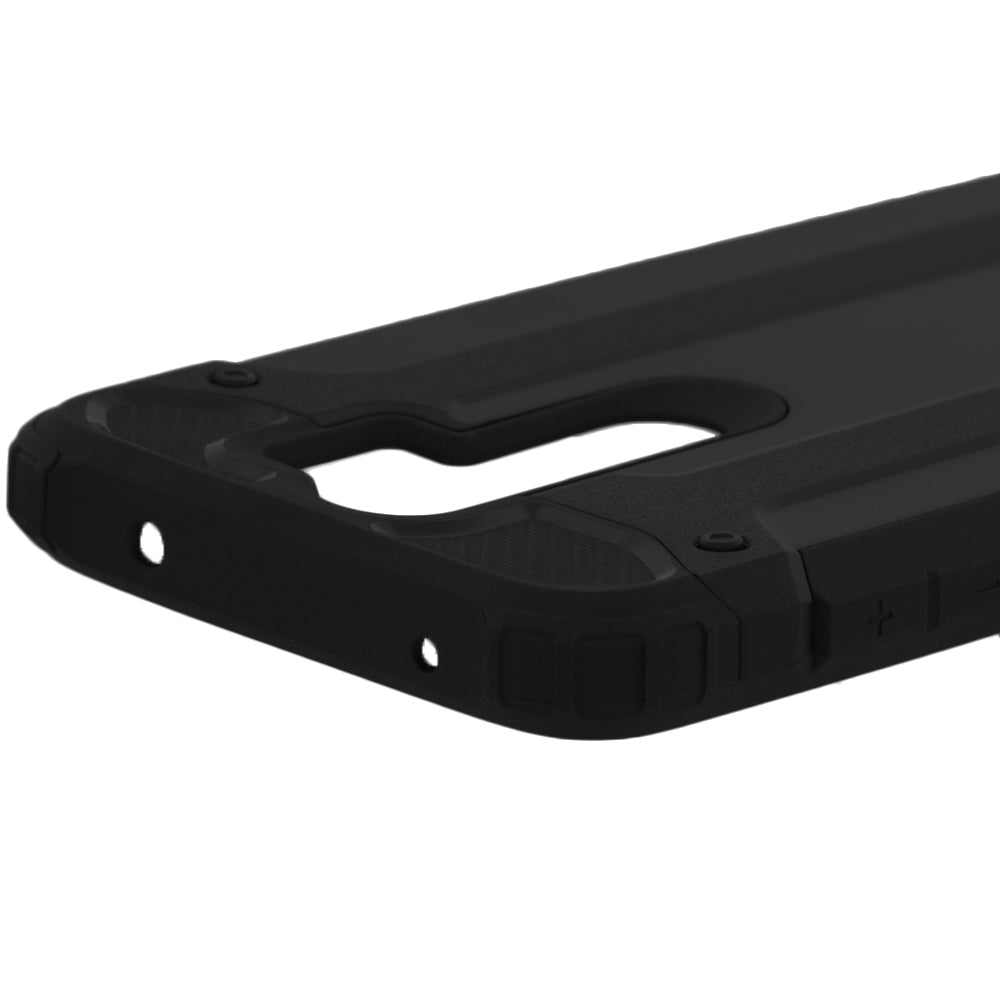 Funda para Xiaomi Redmi Note 8 Pro, Techsuit, Hybrid Armor, Negra