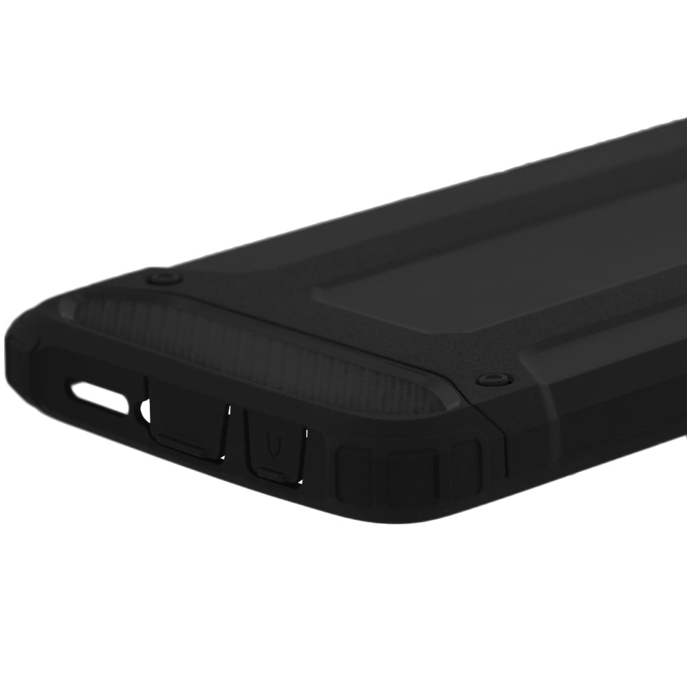 Funda para Xiaomi Redmi Note 8 Pro, Techsuit, Hybrid Armor, Negra