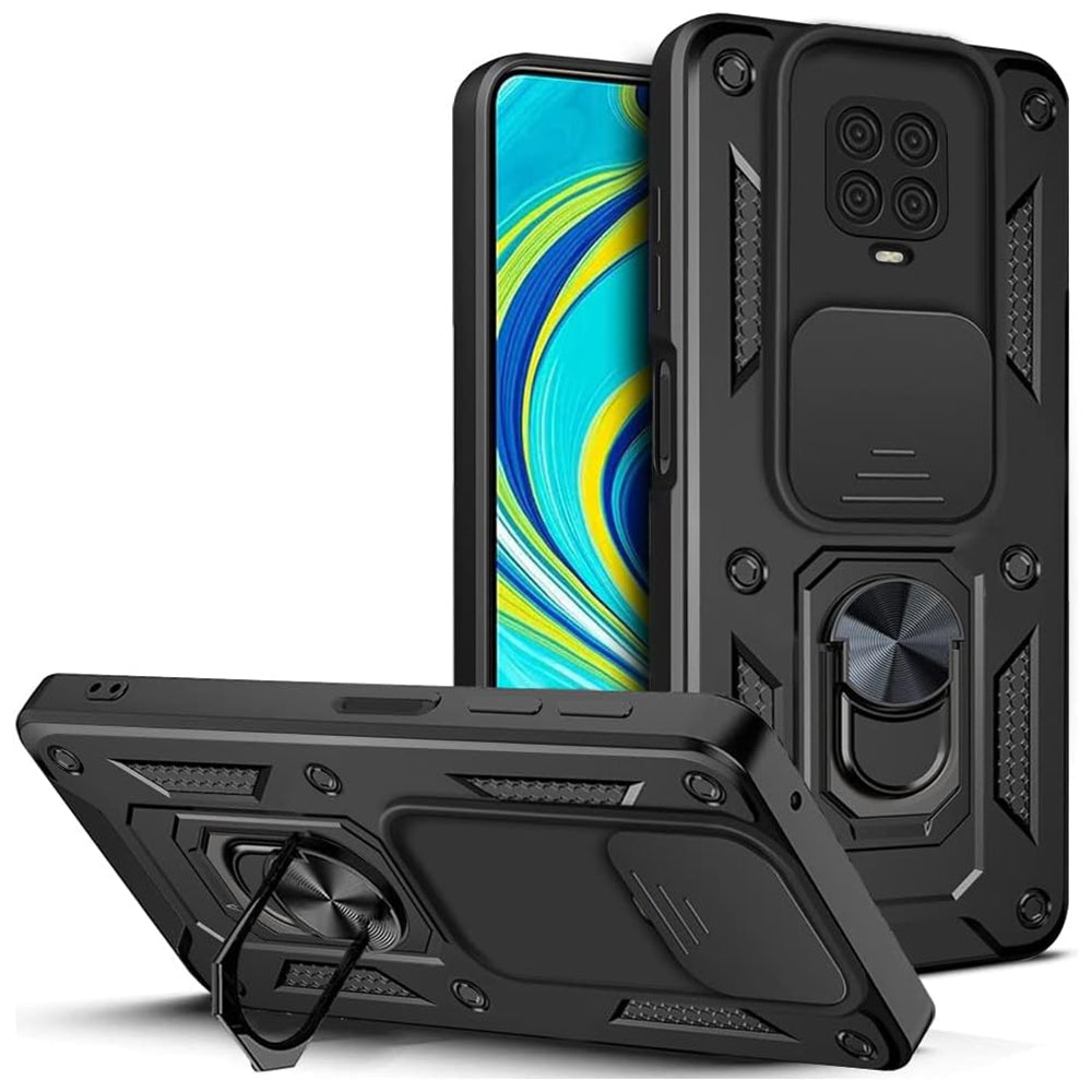 Case for Xiaomi Redmi Note 9S / Note 9 Pro / Note 9 Pro Max, Techsuit, CamShield, Black