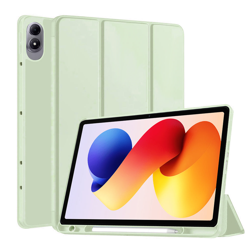Funda para Xiaomi Redmi Pad 2 Pro, Techsuit, Flex Trifold, Verde Matcha
