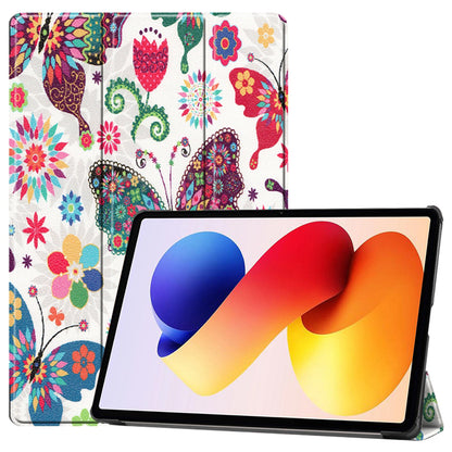 Funda para Xiaomi Redmi Pad 2 Pro, Techsuit, FoldPro Butterfly, Multicolor