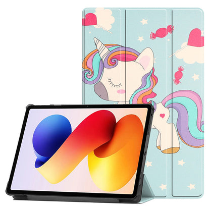 Funda para Xiaomi Redmi Pad 2 Pro, Techsuit, FoldPro Unicorn, Multicolor