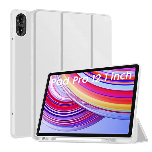 Funda para Xiaomi Redmi Pad Pro / Pad / Pad Pro 5G, Techsuit, Flex Trifold, Gris