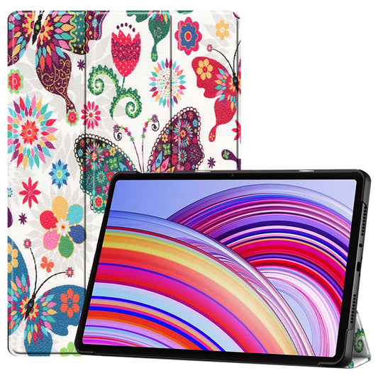 Funda para Xiaomi Redmi Pad Pro / Pad / Pad Pro 5G, Techsuit, FoldPro Butterfly, Multicolor