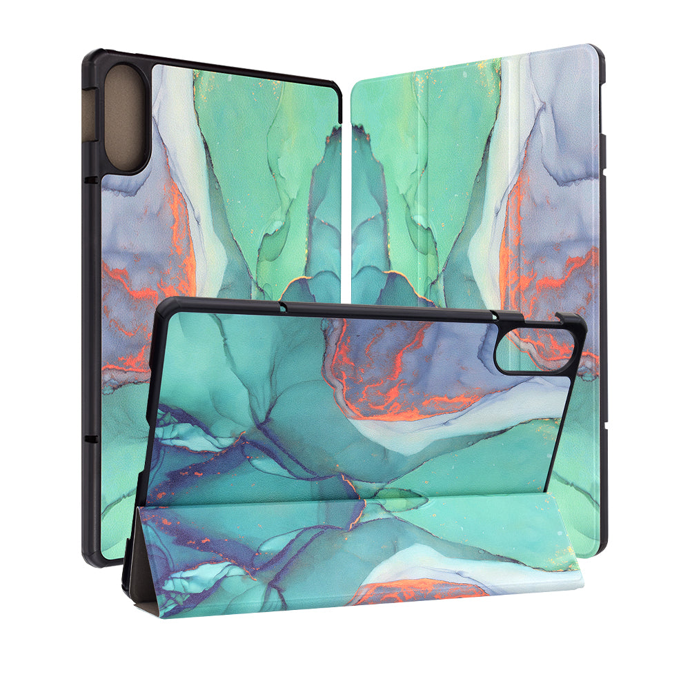 Funda para Xiaomi Redmi Pad Pro / Pad / Pad Pro 5G, Techsuit, FoldPro Green Time, Multicolor