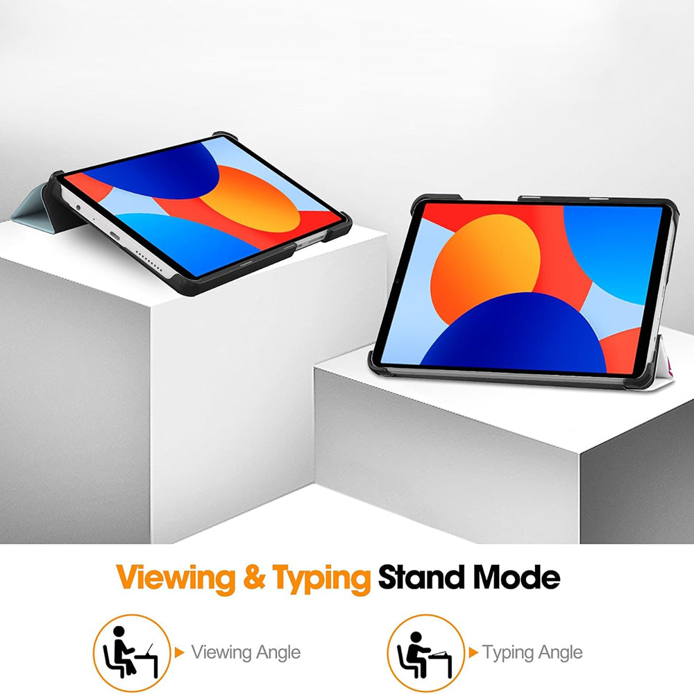 Funda para Xiaomi Redmi Pad SE 8.7, Techsuit, FoldPro Unicorn, Multicolor