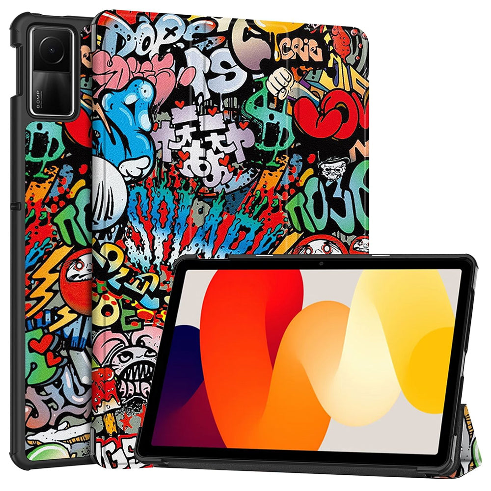 Case for Xiaomi Redmi Pad SE, Techsuit, FoldPro Urban Vibe, Multicolor