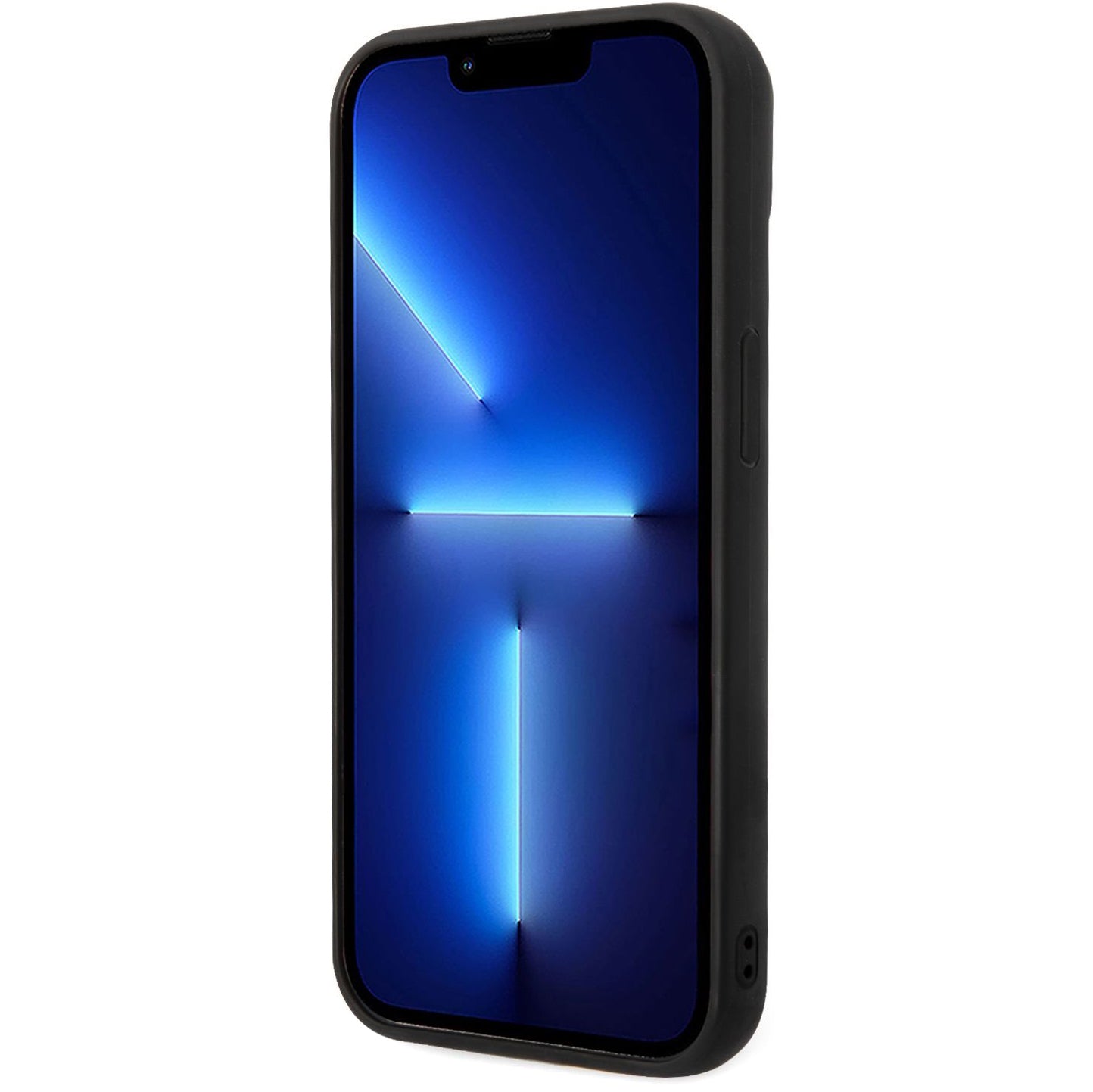 Funda para Apple iPhone 14 Plus, Karl Lagerfeld, Quilted Puffy Metal Logo, Negra