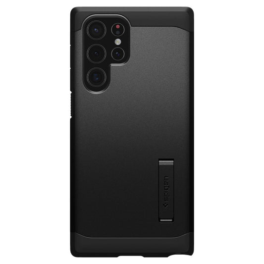 Funda para Samsung Galaxy S22 Ultra 5G S908, Spigen, Tough Armor, Negra ACS03923