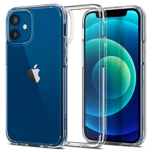 Funda para Apple iPhone 12 / 12 Pro, Spigen, Ultra Hybrid, Transparente ACS01702