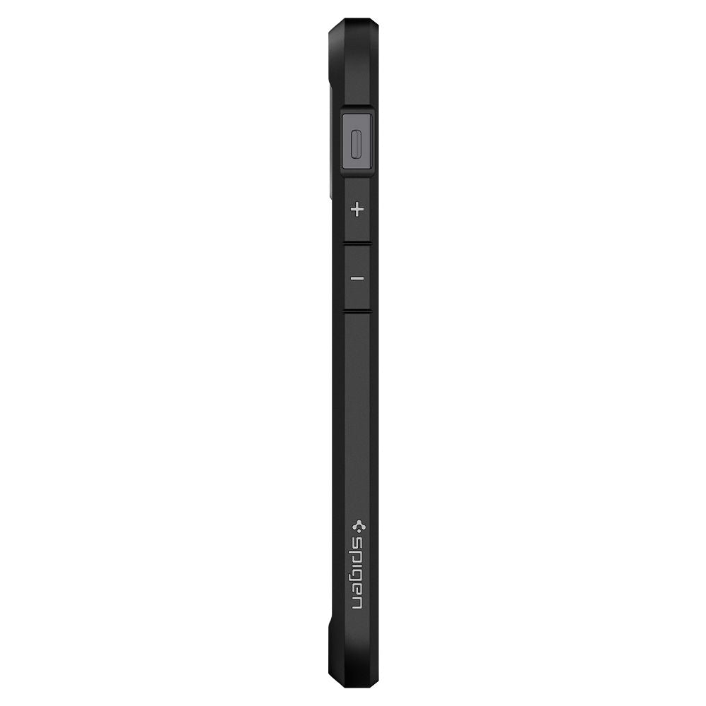Funda para Apple iPhone 12 / 12 Pro, Spigen, Ultra Hybrid, Negra ACS01703