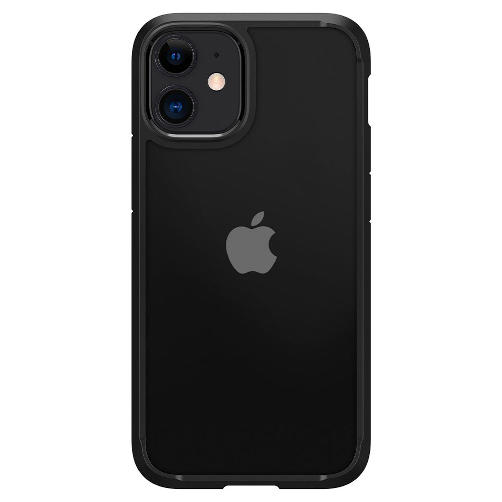 Funda para Apple iPhone 12 / 12 Pro, Spigen, Ultra Hybrid, Negra ACS01703