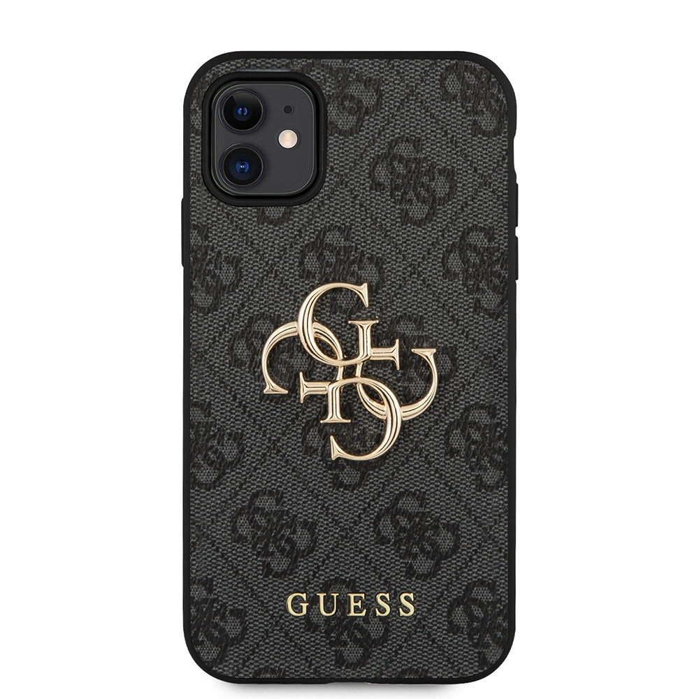 Funda para Apple iPhone 11, Guess, 4G Metal Logo, Gris