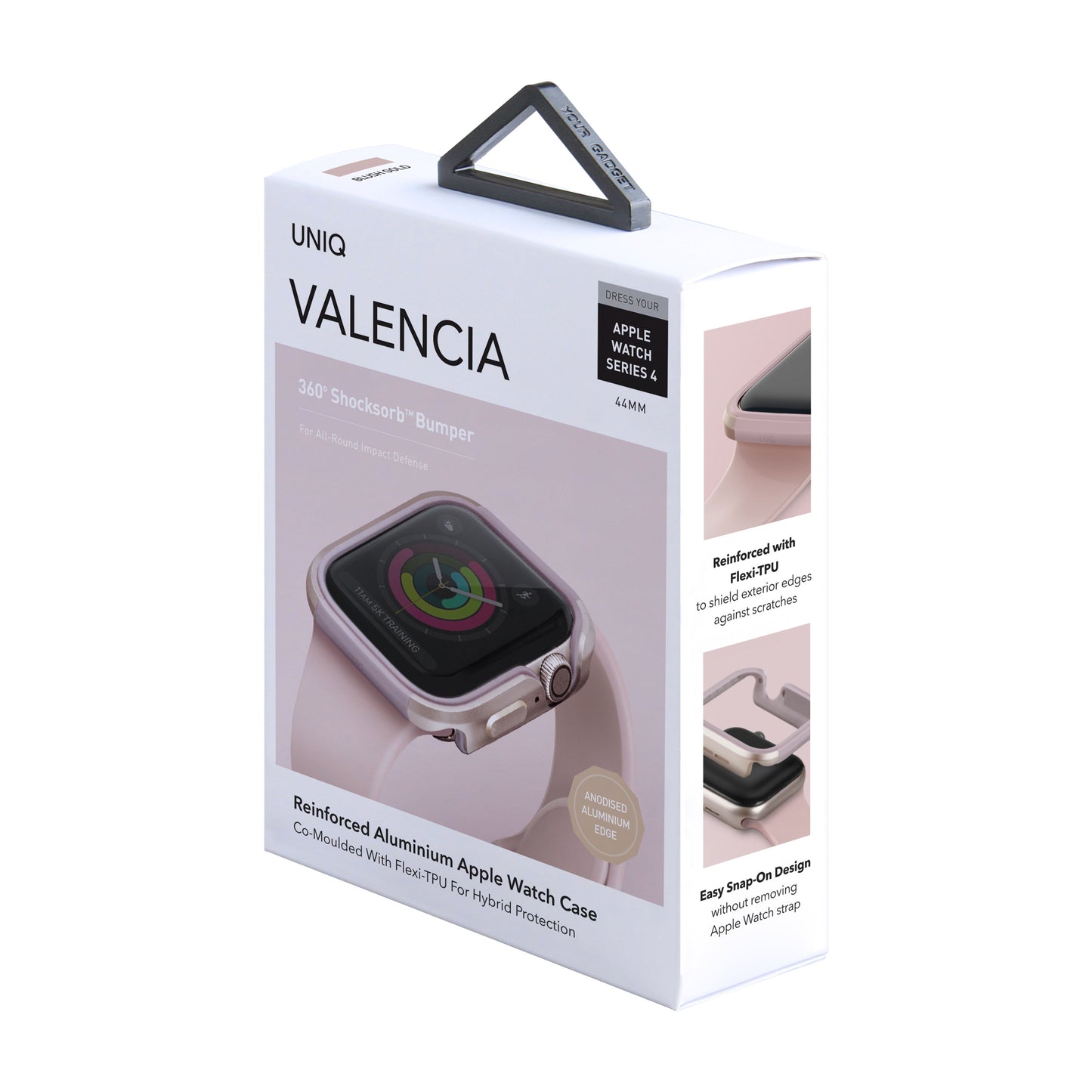 UNIQ Valencia Funda para Apple Watch Serie 44mm, Rosa