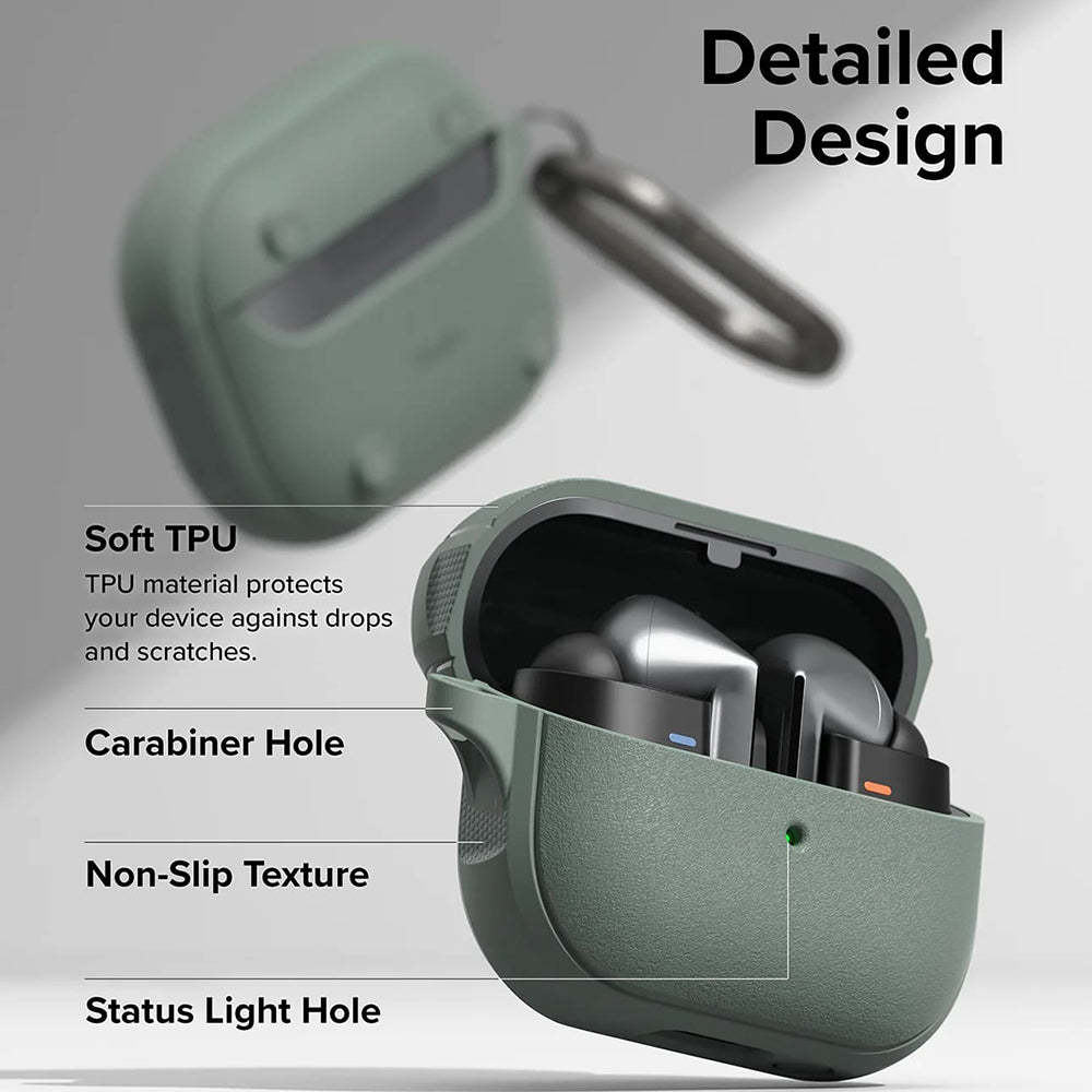 Funda Ringke Onyx Magnética para Samsung Galaxy Buds3 FE / Buds3 Pro / Buds3, Verde
