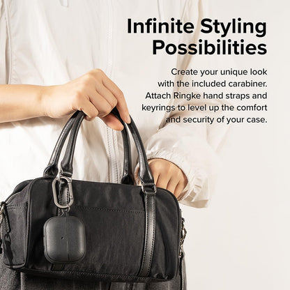 Funda Ringke Onyx para Samsung Galaxy Buds3 FE / Buds3 Pro / Buds3, Negra