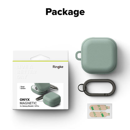 Funda Ringke Onyx Magnética para Samsung Galaxy Buds4 / Buds4 Pro, Verde