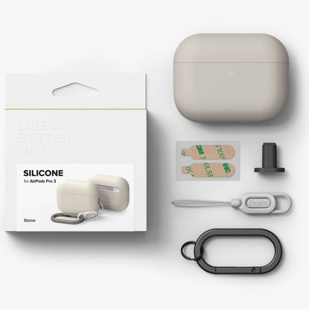 Funda Ringke para Apple AirPods 3, Crema