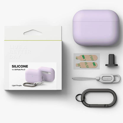 Funda Ringke para Apple AirPods 3, Lila Claro
