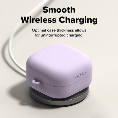 Funda Ringke para Samsung Galaxy Buds 4 Pro, Lila Claro