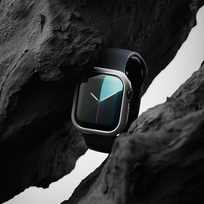 Funda Ringke Slim para Apple Watch Series 10 / 11 46mm, Set de 2 piezas, Negra Mate / Transparente