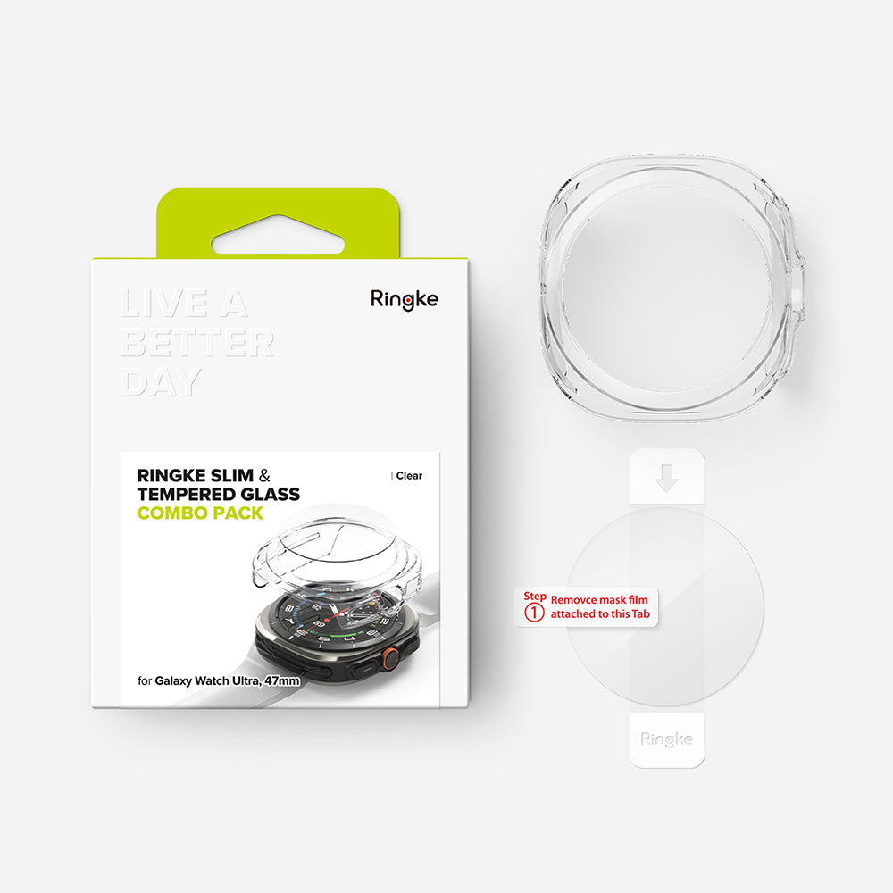 Funda Ringke Slim para Samsung Galaxy Watch Ultra, Transparente