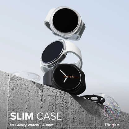 Funda Ringke Slim para Samsung Galaxy Watch8 40mm, Set de 2 piezas, Transparente