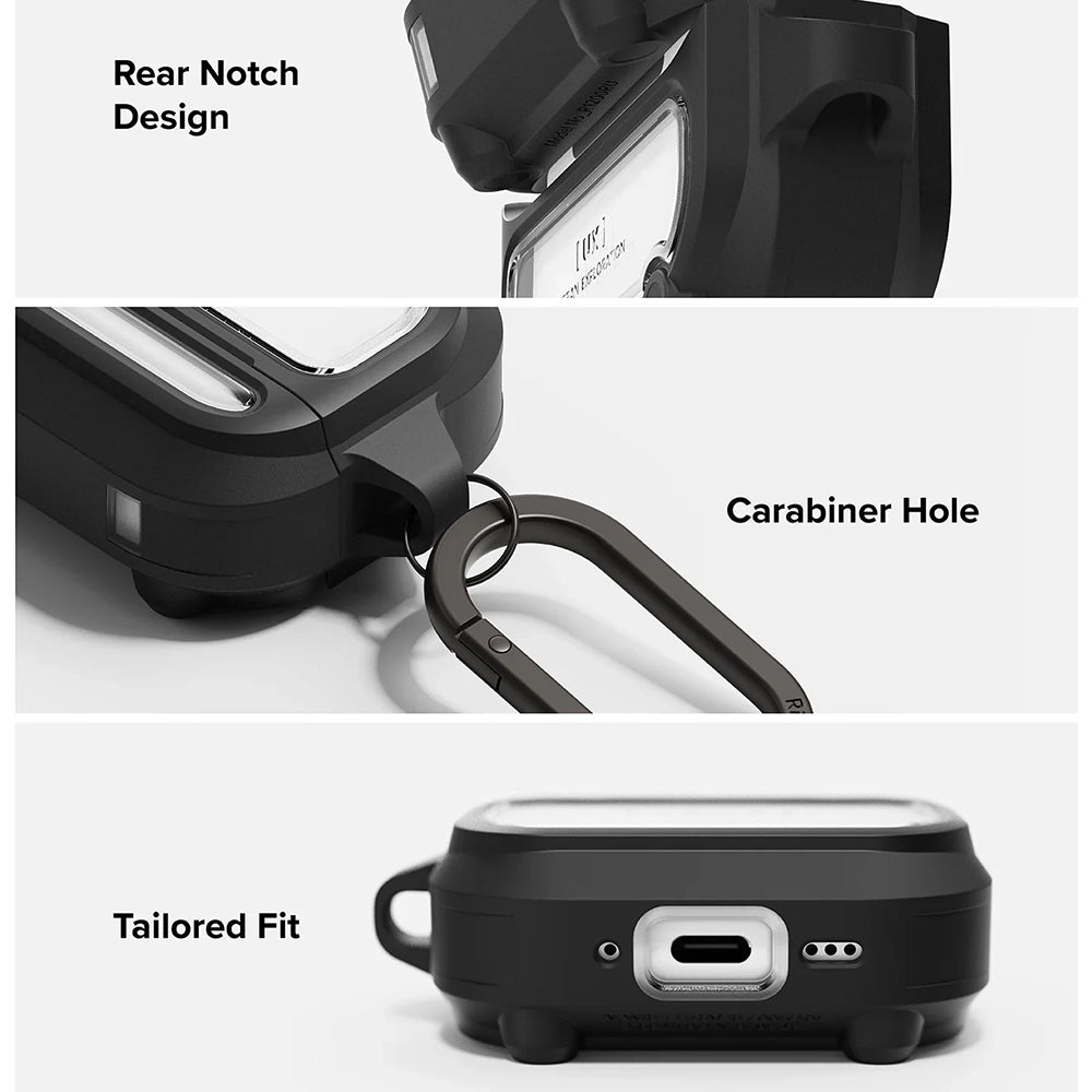 Funda Ringke UX para Apple AirPods Pro 3, Transparente