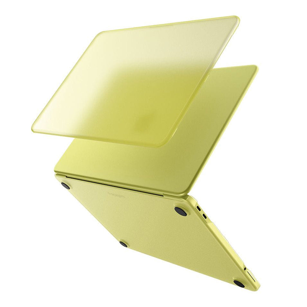 Funda Spigen Airskin para Apple MacBook Neo 13 pulgadas, Amarilla Satinada ACS11544