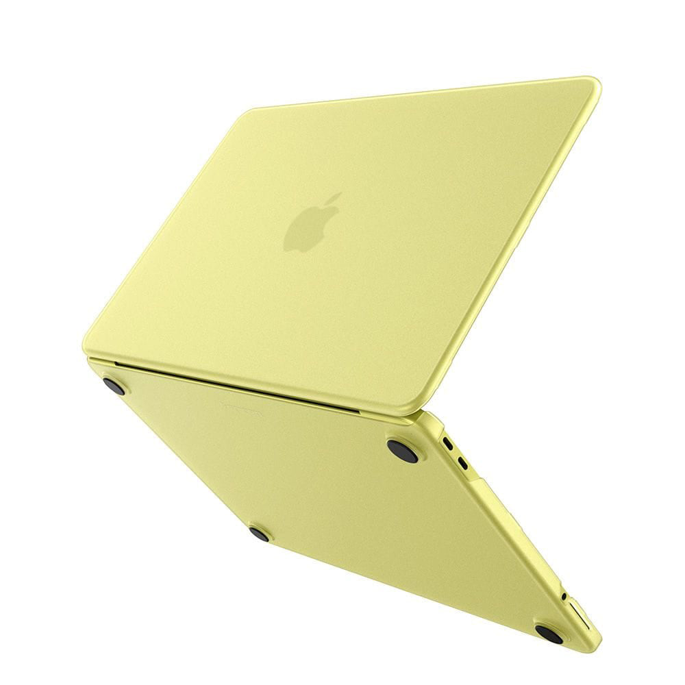 Funda Spigen Airskin para Apple MacBook Neo 13 pulgadas, Amarilla Satinada ACS11544