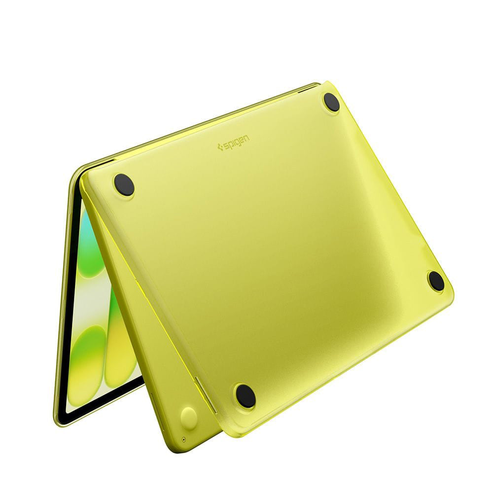 Funda Spigen Airskin para Apple MacBook Neo 13 pulgadas, Amarilla Satinada ACS11544