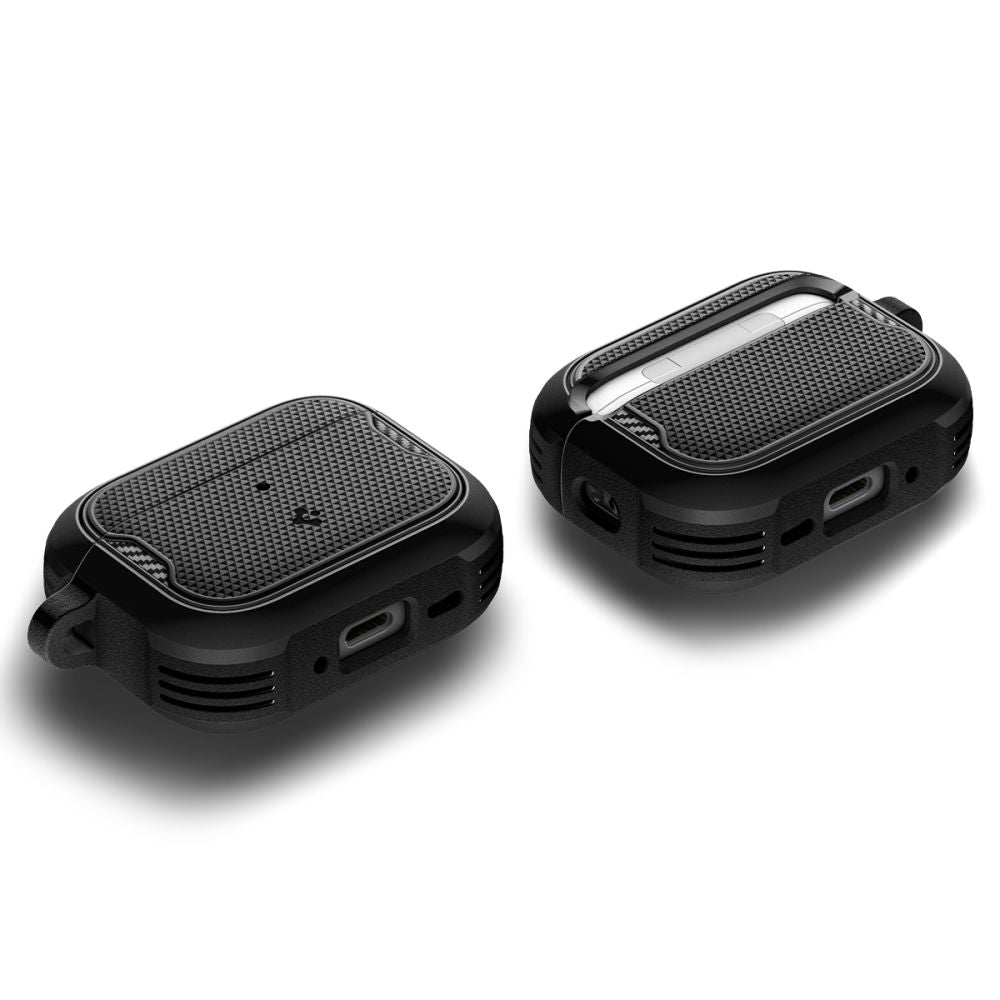 Funda Spigen Core Armor para Apple AirPods Pro 3, Negra Mate