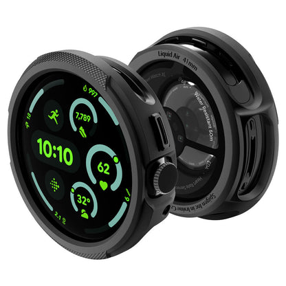 Funda Spigen Liquid Air para Google Pixel Watch 4 41mm, Negra Mate ACS09483