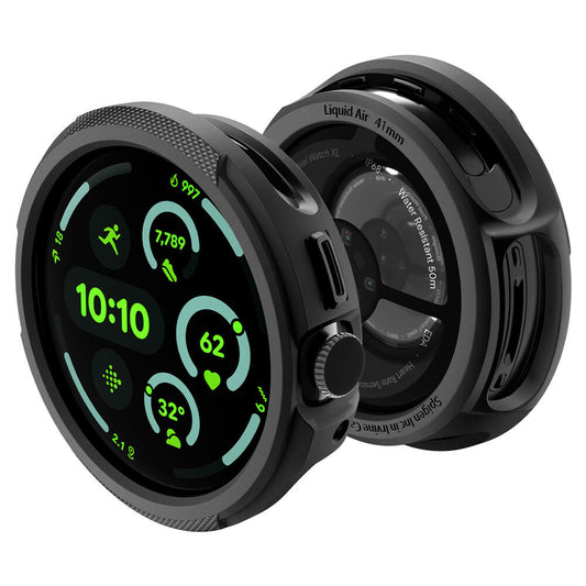 Funda Spigen Liquid Air para Google Pixel Watch 4 41mm, Negra Mate ACS09483